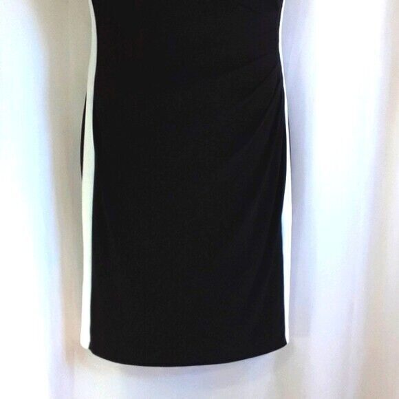 Chaps size large beige black color block dress * - Picture 5 of 14